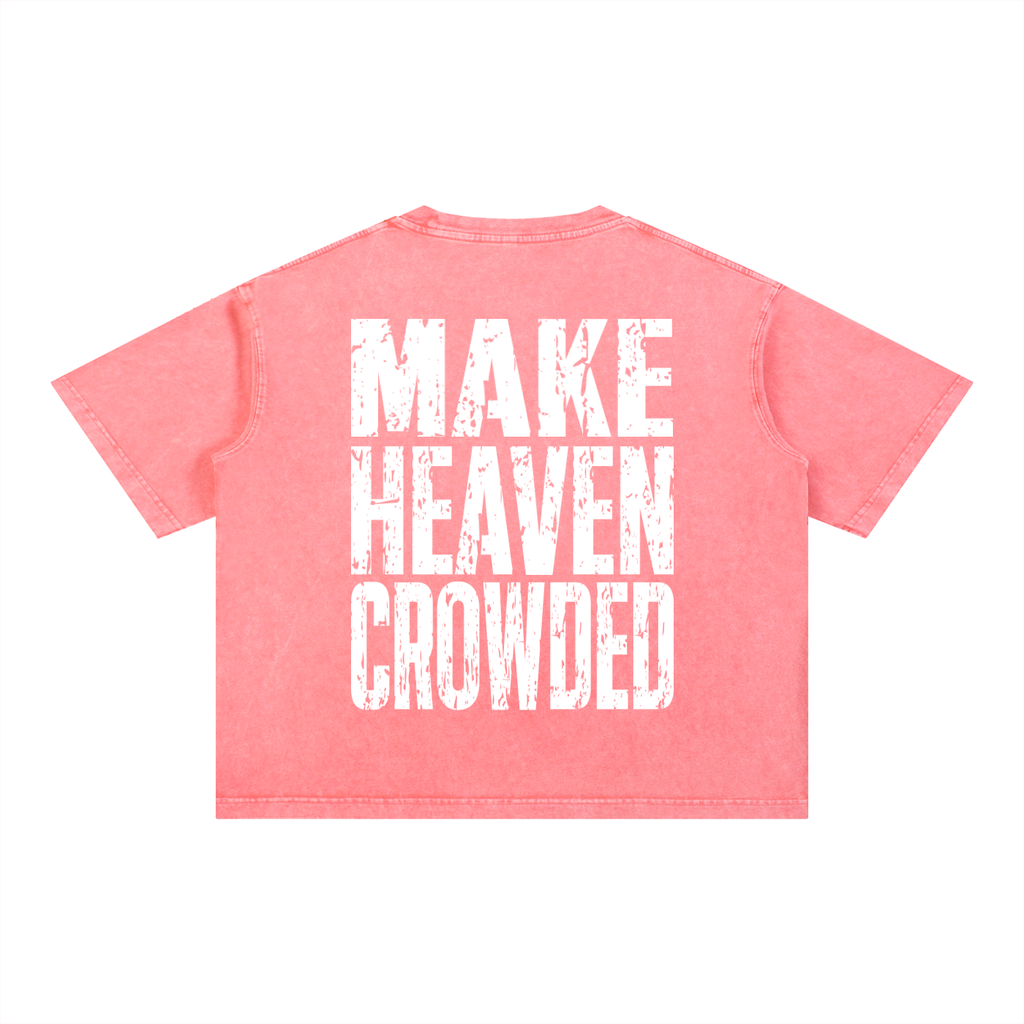 Mineral Wash Boxy Cotton T-Shirt