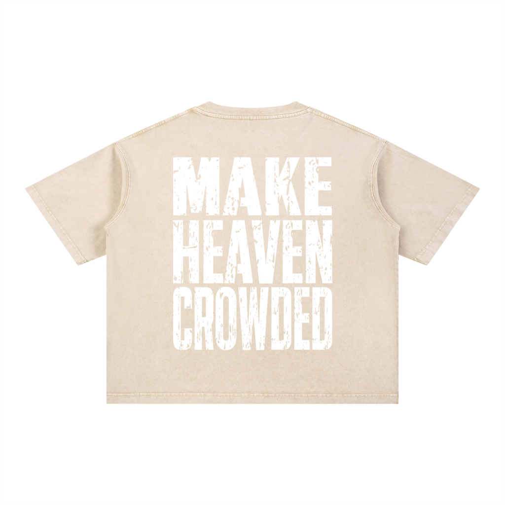 Mineral Wash Boxy Cotton T-Shirt