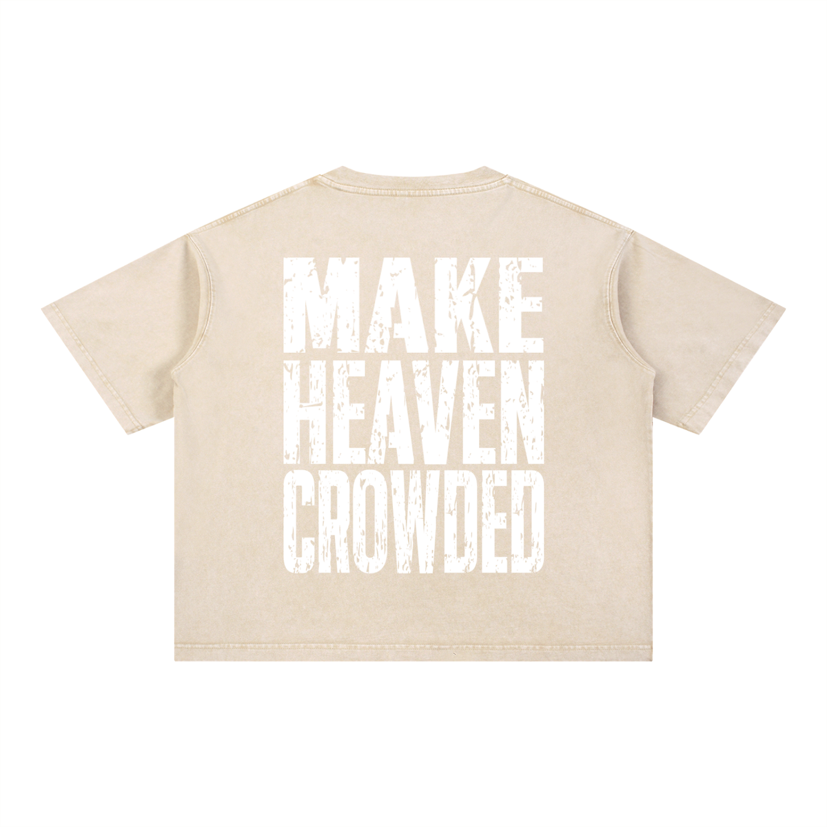 Mineral Wash Boxy Cotton T-Shirt