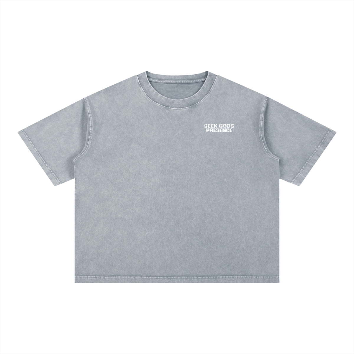 Mineral Wash Boxy Cotton T-Shirt