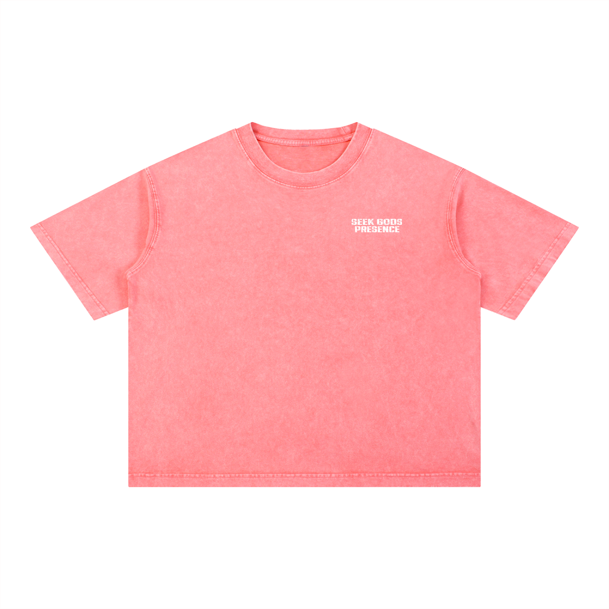 Mineral Wash Boxy Cotton T-Shirt