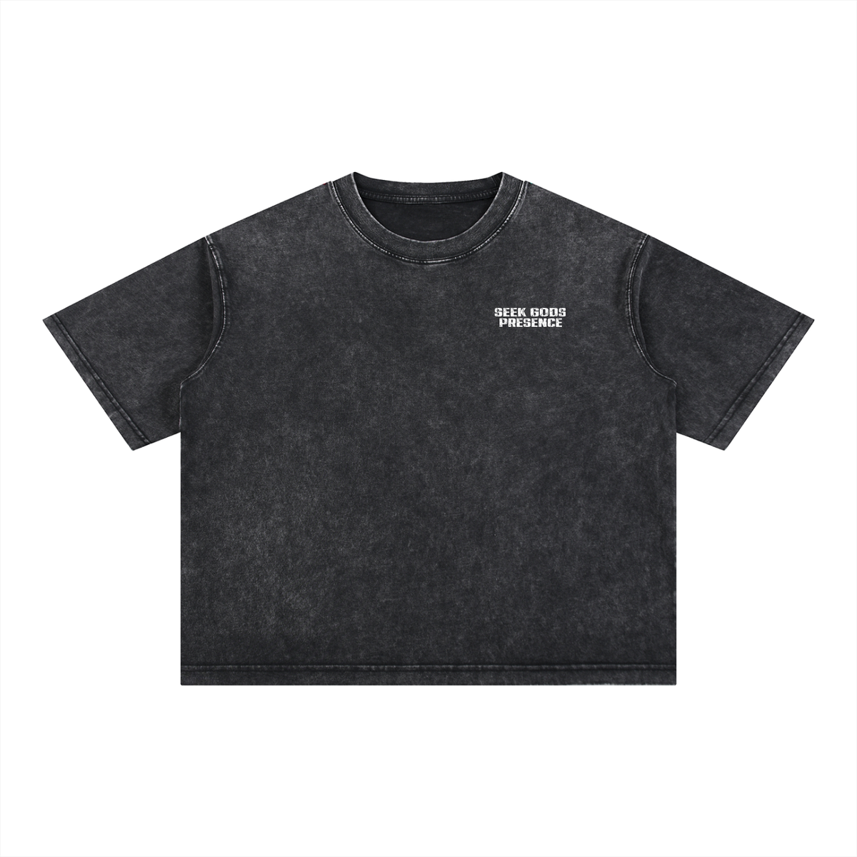 Mineral Wash Boxy Cotton T-Shirt