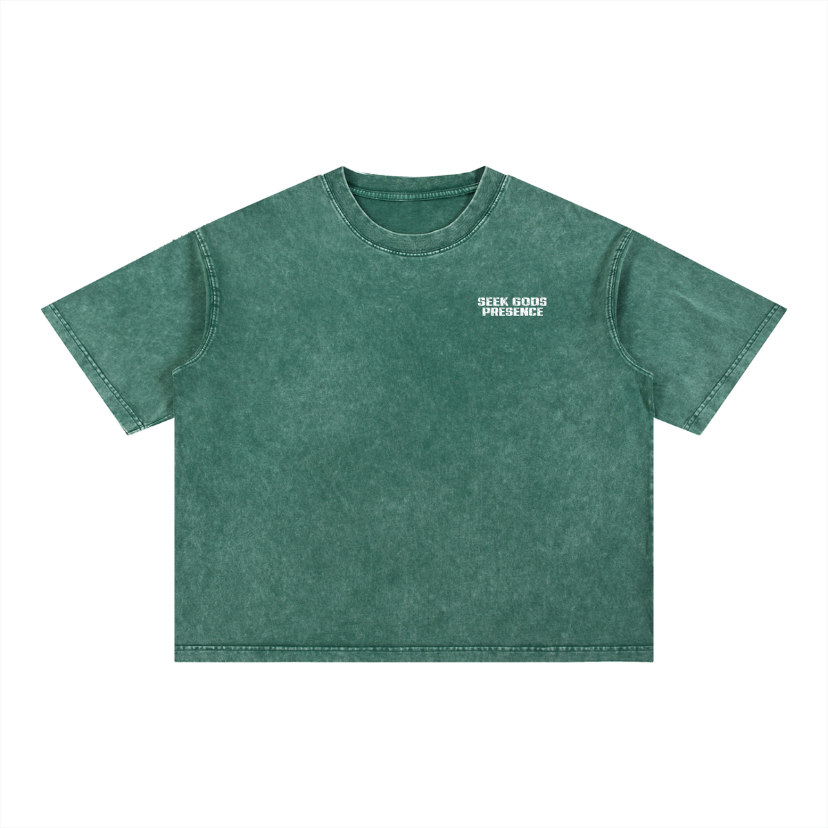 Mineral Wash Boxy Cotton T-Shirt